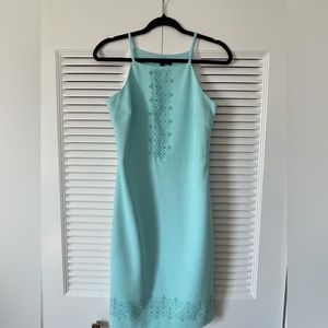 Banana Republic Aqua Sheath Dress Size 2